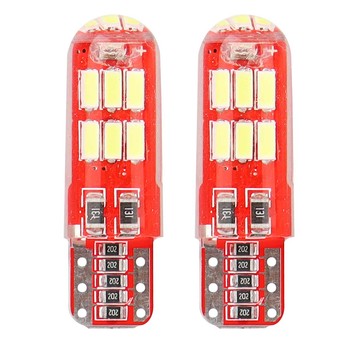 Żarówki LED CANBUS 15SMD 4014 T10e W5W SILCA White 12V AMIO-01443