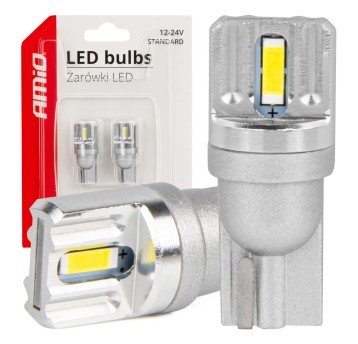 Żarówki LED STANDARD T10 W5W 2x1860 SMD White 12V 24V