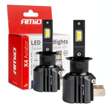 Żarówki samochodowe LED seria X4 Aviator H3 6500K Canbus