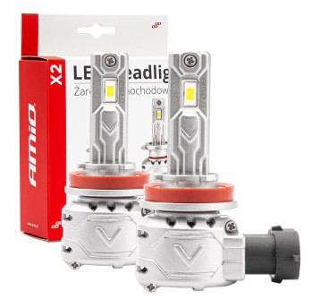 Żarówki samochodowe LED X2 Series AMiO H8/H9/H11