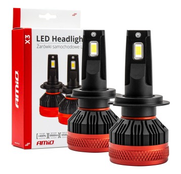 Żarówki samochodowe LED X3 Series AMiO H7