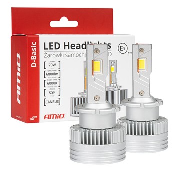 Żarówki żarniki LED seria D-Basic D4S D4R 6000K Canbus AMIO-03629