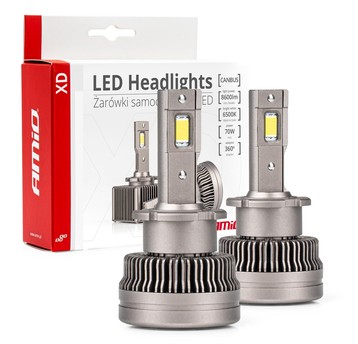 Żarówki żarniki LED seria XD D4S D4R 6500K Canbus AMIO-03313