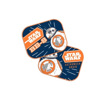 Zasłonki Boczne 2 szt 44*35cm STAR WARS BB8