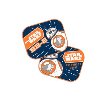 Zasłonki Boczne 2 szt 44*35cm STAR WARS BB8