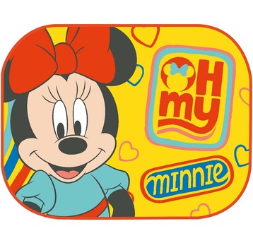Zasłonki Przeciwsłoneczne Boczne Minnie i Mickey 44 × 35 cm 2 Sztuki
