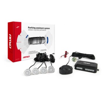 Zest. Czuj. Park.cofania Buzzer 4 srebrne