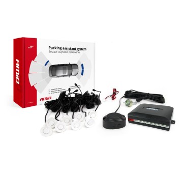Zest. Czuj. Park.cofania Buzzer 8 białych