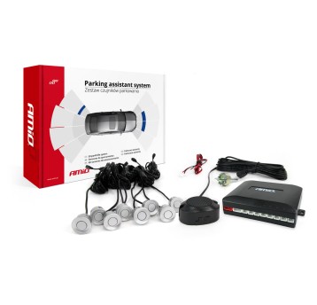 Zest. Czuj. Park.cofania Buzzer 8 srebrnych