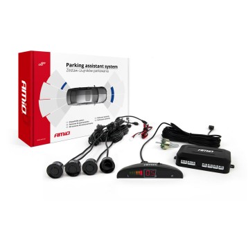 Zest. Czuj. Park.cofania LED 4 czarne