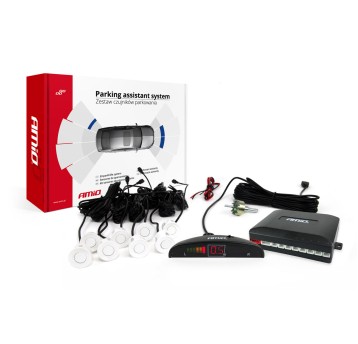 Zest. Czuj. Park.cofania LED 8 białe