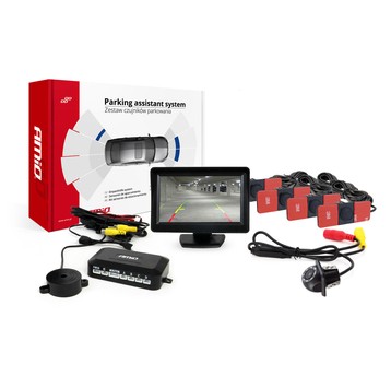 Zest. Czuj. Park.TFT01 4,3" z Kam.HD-305 LED 4