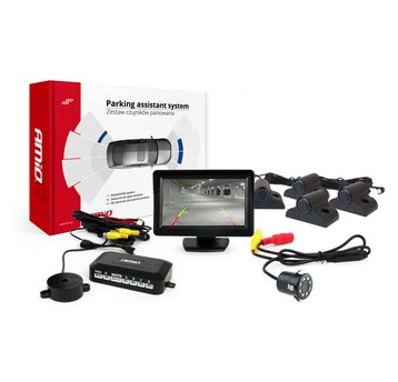 Zest. Czuj. Park.TFT01 4,3" z Kam.HD-308-LED 4