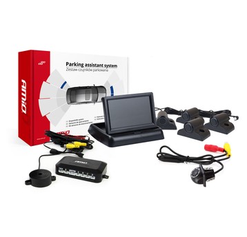 Zest. Czuj. Park.TFT02 4,3" z Kam.HD-305-LED 4