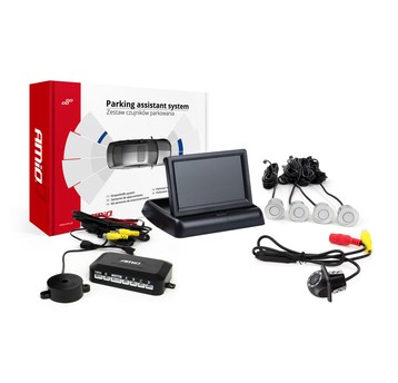 Zest. Czuj. Park.TFT02 4,3" z Kam.HD-305-LED 4