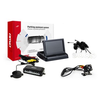 Zest. Czuj. Park.TFT02 4,3" z Kam.HD-315-LED 4