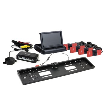 Zest. Czuj. Park.TFT02 4,3" z Kam.HD-402-LED 4