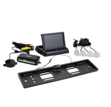 Zest. Czuj. Park.TFT02 4,3" z Kam.HD-402-LED 4