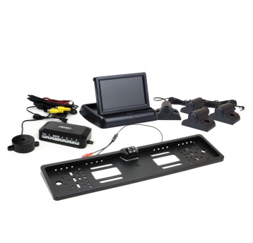 Zest. Czuj. Park.TFT02 4,3" z Kam.HD-402-LED 4