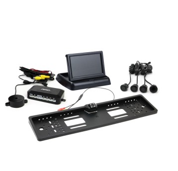 Zest. Czuj. Park.TFT02 4,3" z Kam.HD-402-LED 4