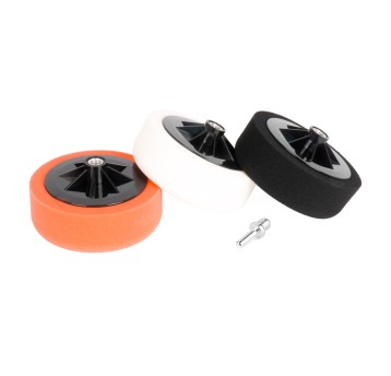 Zestaw gąbek do polerowania gąbki polerskie 3x150mm + adapter M14